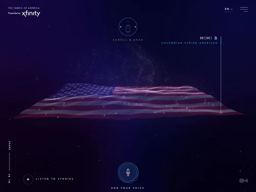 「The Fabric of America | Presented by Xfinity」のキャプチャ画像