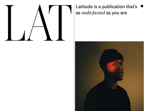 「Latitude - Latitude is a publication that’s as multi-faceted as you are」のキャプチャ画像