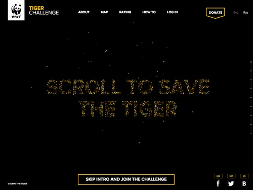 「WWF Tiger Challenge」のキャプチャ画像