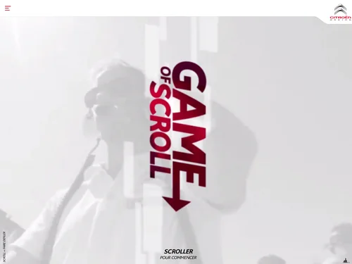 「Citroën WTCC - Game Of Scroll」のキャプチャ画像