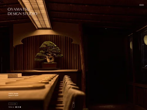 「OYAMATSU DESIGN STUDIO INC.」のキャプチャ画像