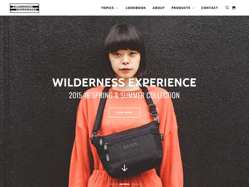 「WILDERNESS EXPERIENCE ウィルダネスエクスペリエンス」のキャプチャ画像