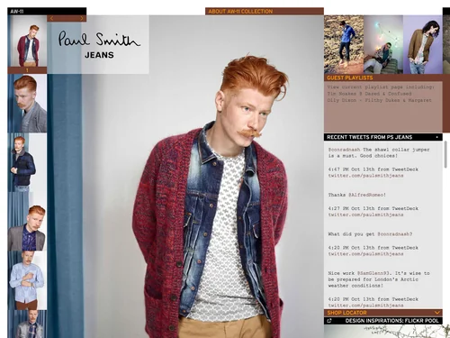「Paul Smith Jeans - AW11」のキャプチャ画像
