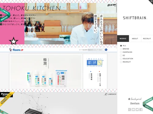 「SHIFTBRAIN Inc.」のキャプチャ画像