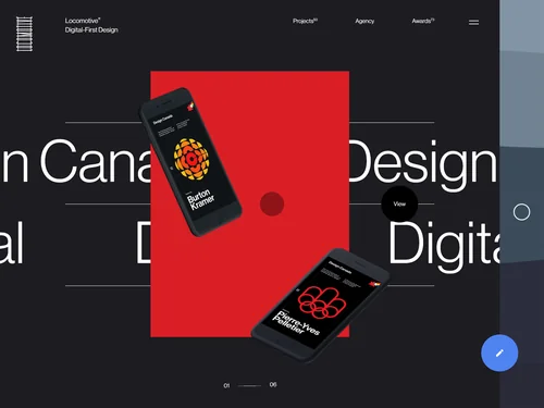 「Locomotive — Montreal Web Agency」のキャプチャ画像