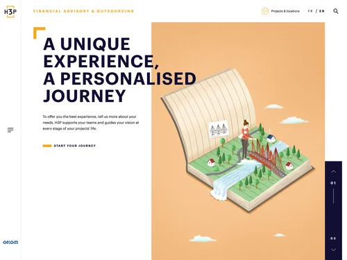 「A unique experience」のキャプチャ画像