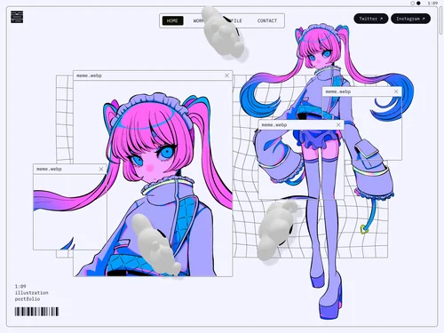 「1:09 Portfolio」のキャプチャ画像