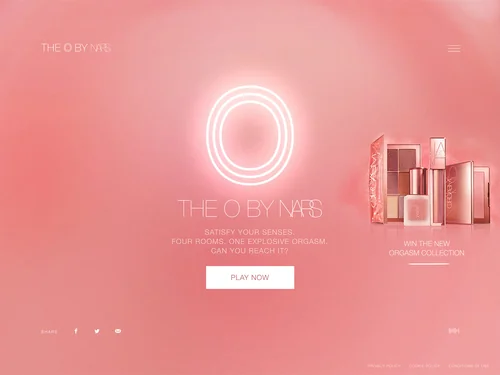 「The O By NARS」のキャプチャ画像