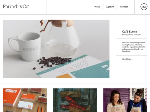 「Foundry Collective: A Branding & Digital Agency」のキャプチャ画像
