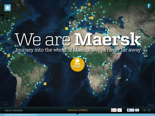 「We Are Maersk」のキャプチャ画像