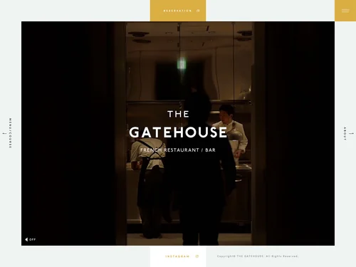 「THE GATEHOUSE │ OFFICIAL WEB」のキャプチャ画像
