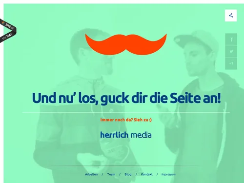 「herrlich media - Werbeagentur für neue Medien aus Zeven」のキャプチャ画像