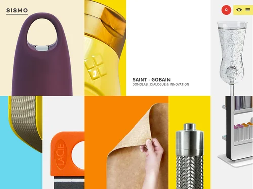 「Sismo Design, studio de design et innovation : Voir」のキャプチャ画像