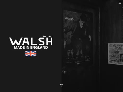 「WALSH - ウォルシュ 公式サイト」のキャプチャ画像