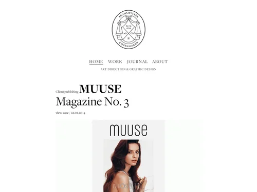 「Brunswicker | Art direction &amp; Graphic design」のキャプチャ画像