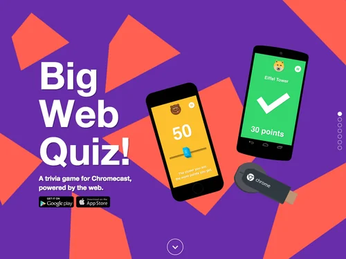 「Big Web Quiz for Chromecast」のキャプチャ画像