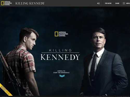 「Killing Kennedy | National Geographic Channel」のキャプチャ画像