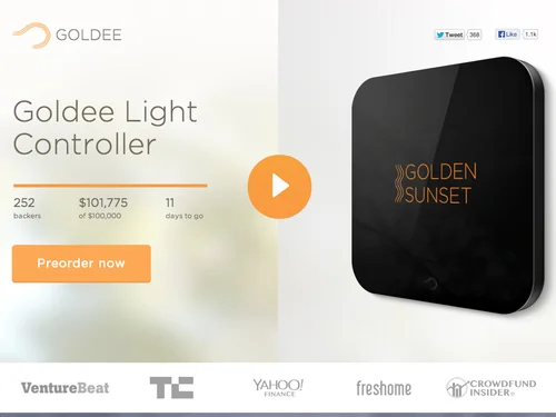「Goldee - Smart Light Controller」のキャプチャ画像
