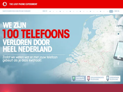 「The Lost Phone Experiment | Vodafone」のキャプチャ画像