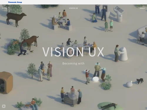 「VISION UX | Panasonic」のキャプチャ画像