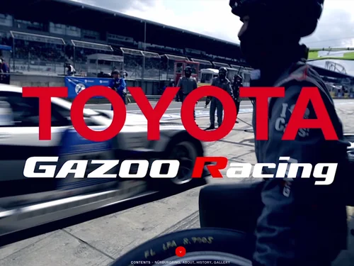 「TOYOTA GAZOO Racing」のキャプチャ画像