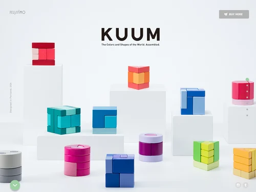「Kuum.jp: Online Shopping for wooden toy blocks | Felissimo」のキャプチャ画像