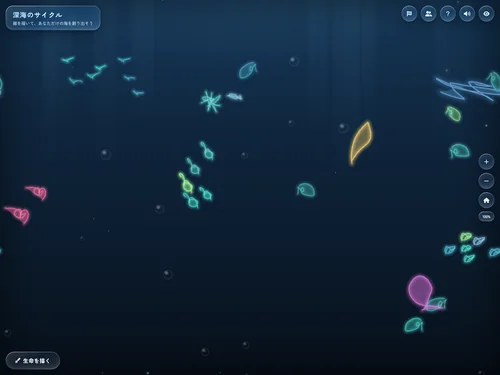 「深海のサイクル」のキャプチャ画像