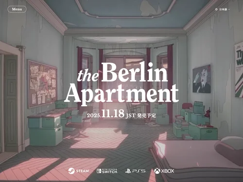 「The Berlin Apartment 公式サイト」のキャプチャ画像