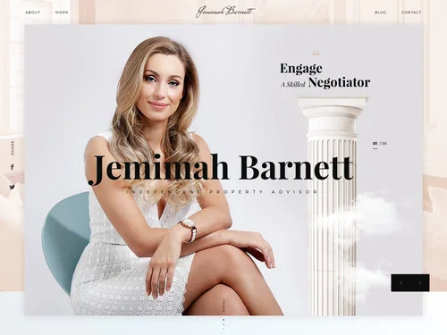 「Jemimah Barnett | London-based Property Advisor & Buyer」のキャプチャ画像
