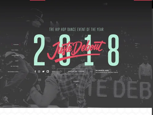 「Juste Debout 2018 - The hip hop dance event of the year」のキャプチャ画像