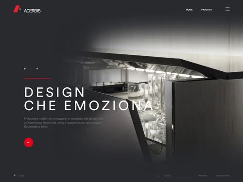「Home page - IT - Acerbis Arredamento e Design」のキャプチャ画像