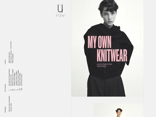 「MY OWN KNITWEAR」のキャプチャ画像