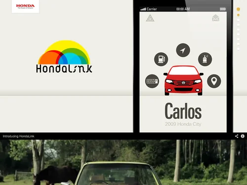「Honda Worldwide | HondaLink」のキャプチャ画像