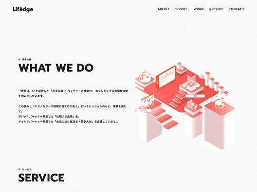 「株式会社Lifedge」のキャプチャ画像