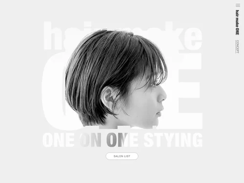 「hair make ONE - ヘアメイク ワン」のキャプチャ画像