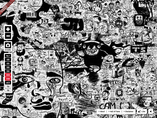 「edding | Wall of Fame」のキャプチャ画像