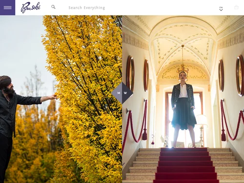 「Mario Bruschi | Clothing, shoes, accessories and bags」のキャプチャ画像