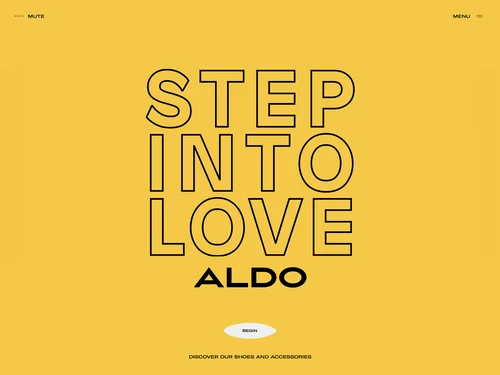 「Step Into Love | ALDO Canada」のキャプチャ画像