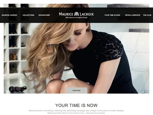 「Manufacture Horlogère Suisse | Maurice Lacroix」のキャプチャ画像
