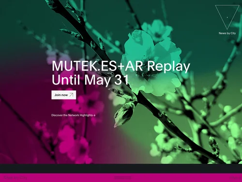 「MUTEK | Festival of digital creativity and electronic music」のキャプチャ画像