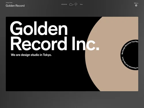 「Golden Record inc. | 株式会社ゴールデンレコード」のキャプチャ画像