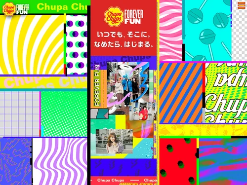 「FOREVER FUN | Chupa Chups」のキャプチャ画像