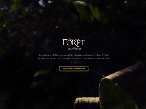 「Il était une forêt - l'Expédition. Partez avec Luc Jacquet et l'équipe du film Il était une forêt.」のキャプチャ画像