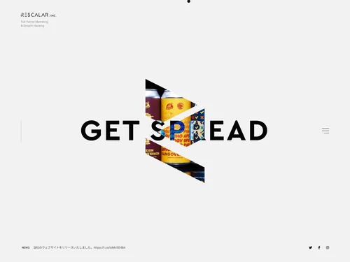 「RESCALAR | 株式会社リスカラ」のキャプチャ画像