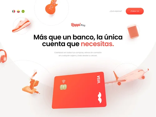 「RappiPay - La única cuenta que necesitas en tu vida」のキャプチャ画像