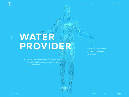 「oollee – Water provider」のキャプチャ画像