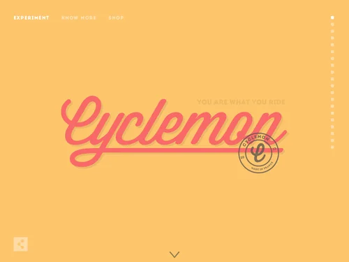 「Cyclemon / Experiment」のキャプチャ画像