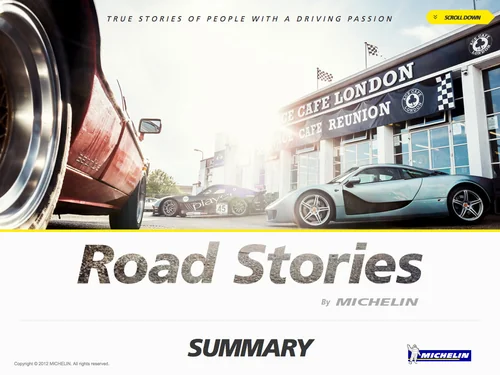 「Road Stories by MICHELIN」のキャプチャ画像