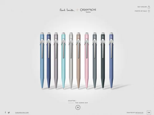 「849 Paul Smith + Caran d'Ache」のキャプチャ画像
