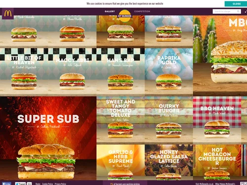 「McDonald’s MyBurger」のキャプチャ画像